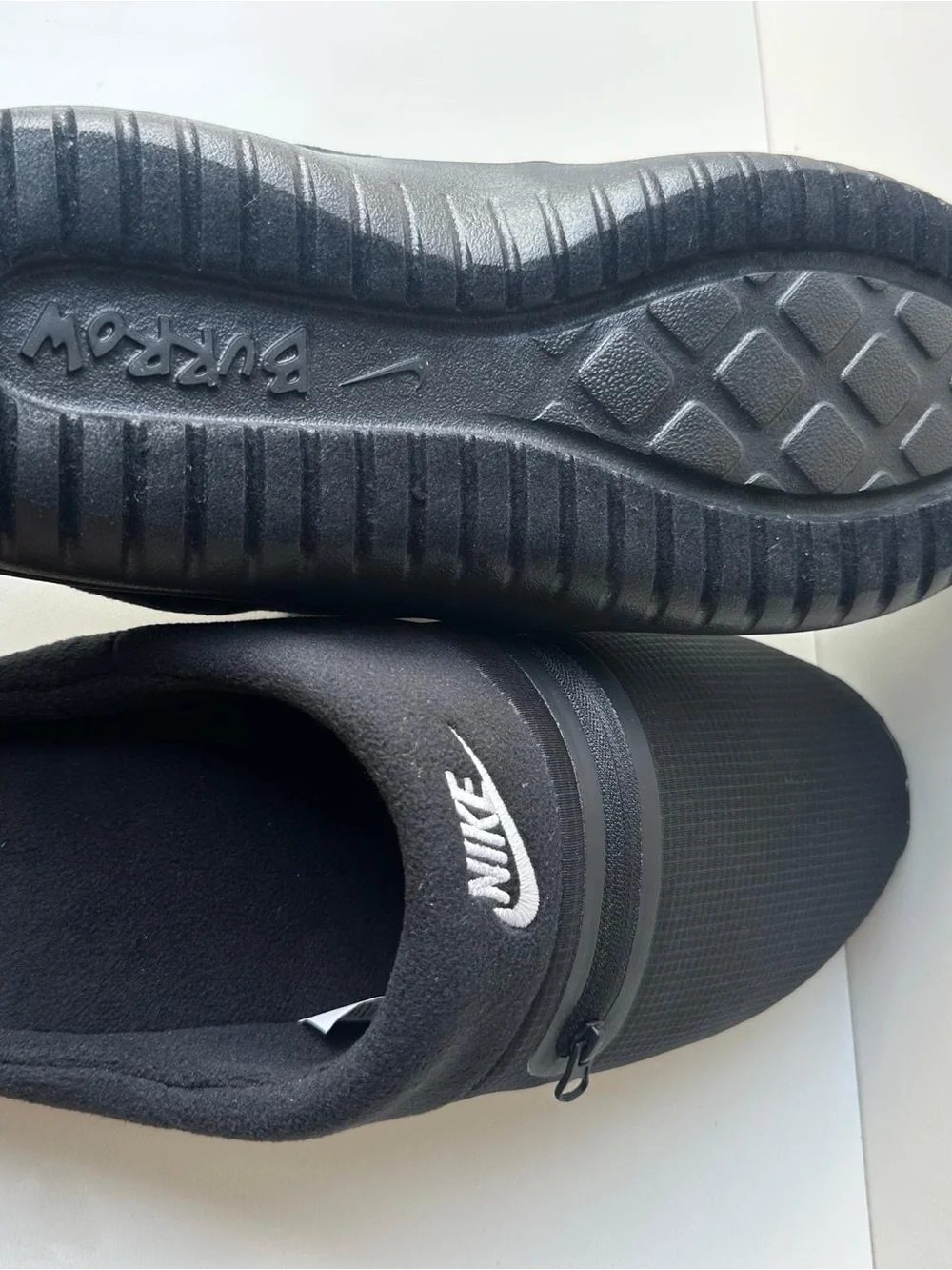 Nike Burrow SE Men's Size 11 Black Pocket Mule Slippers Shoes DJ3130